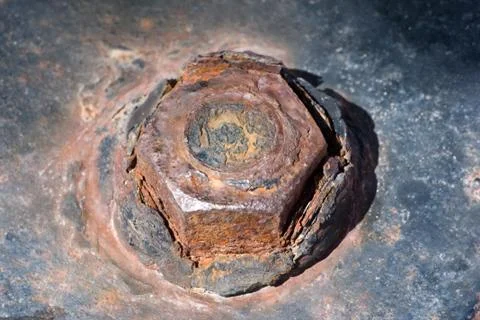 Rusty screw Stock Photos