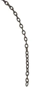 Rusty ship chain on an isolated background Stock Illustration