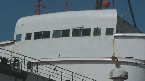 Rusty Ship Video stock 52726260