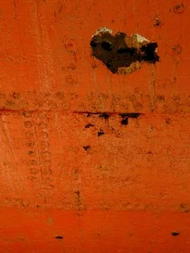 Rusty ship hull Stock Photos
