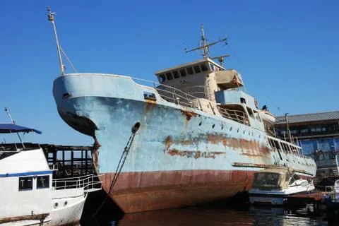 Rusty ship Stock Photos