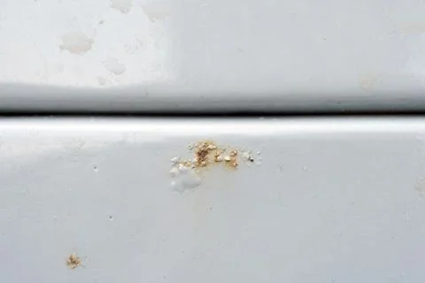 Rusty spot on an old truck 스톡 사진