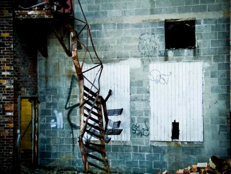 Rusty Stairs 写真素材