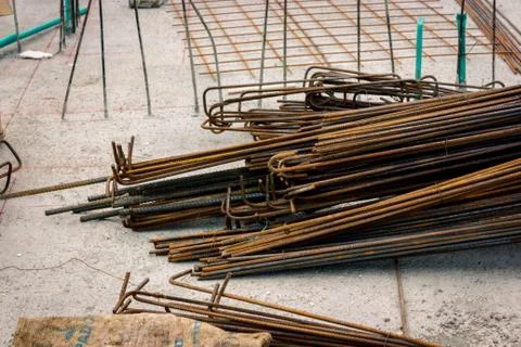 Rusty steel for framing Stock Photos