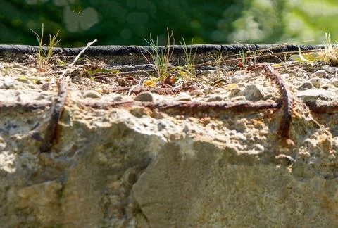 Rusty structural steel Stockfoto's