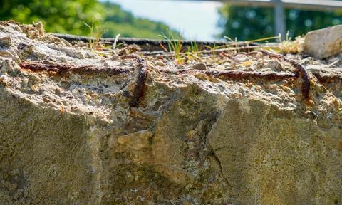 Rusty structural steel Stock Photos