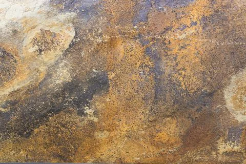 Rusty surface with flaking and cracking texture Foto stock