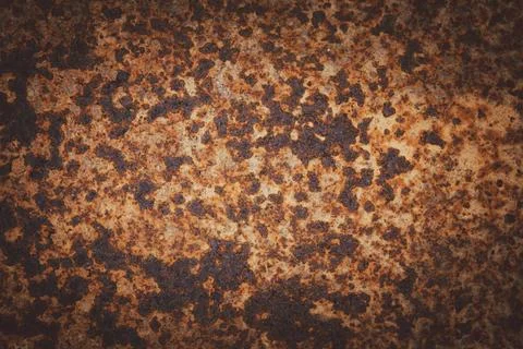 A rusty surface with many holes and spots Stock-Fotos