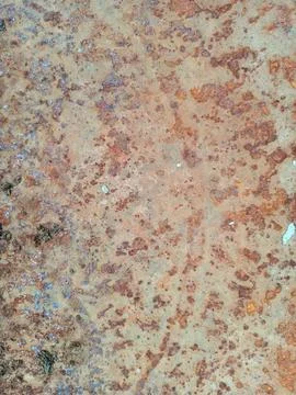 Rusty surface of metal disk. Dark background of rusty iron. Old rusty metal s Foto stock
