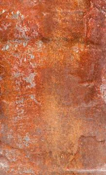 Rusty surface in old iron plate Stock Photos