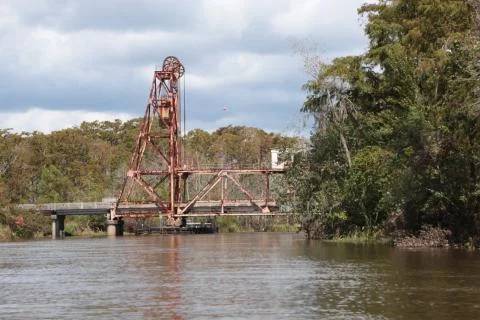 Rusty Swamp Bridge Stock Photos