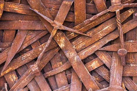 Rusty sword Foto stock