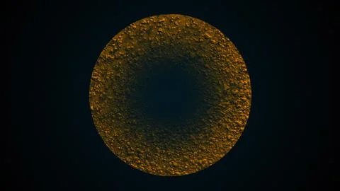 Rusty texture circle Illustrazione stock