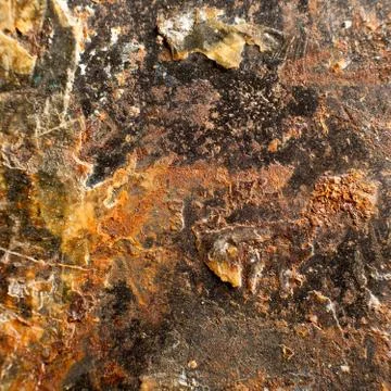Rusty Texture of a Metal Spatula Stock Photos