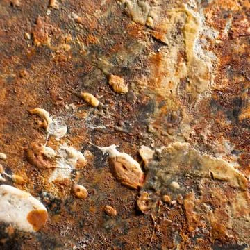 Rusty Texture of a Metal Spatula Stock Photos