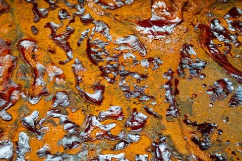 Rusty Texture of a Metal surface Stock Photos