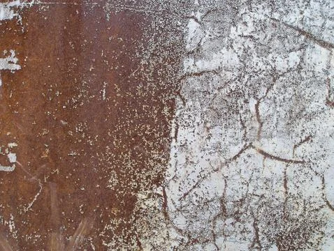 Rusty texture. Old metal abstract background Stock Photos
