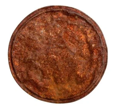 Rusty tin lid Stock Photos