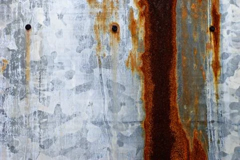 Rusty Tin Metal Surface Wall Background Stock Photos