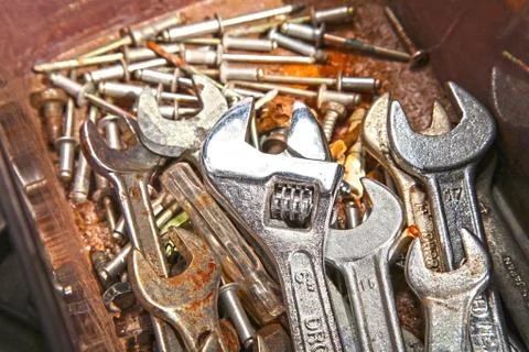 Rusty tools Stock Photos