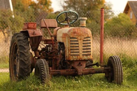 Rusty Tractor Stock Photos