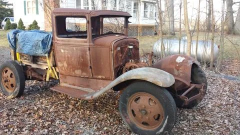 Rusty Truck Stockfoto's