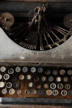 Rusty typewriter Stock Photos