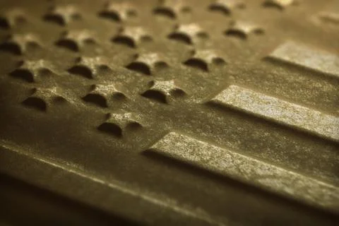 Rusty USA Stock-Illustration