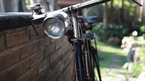 Rusty Vintage Bicycle Stock-Footage 69890609