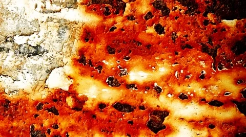 Rusty vintage iron wall as background Vídeos de archivo 45597994