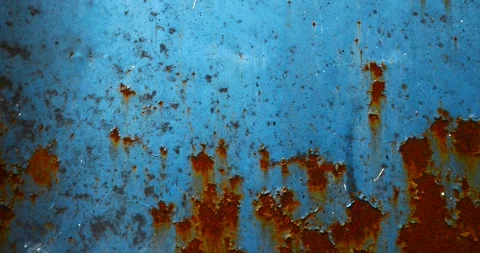 Rusty wall background or texture. The camera moves left Stock Footage 130458990