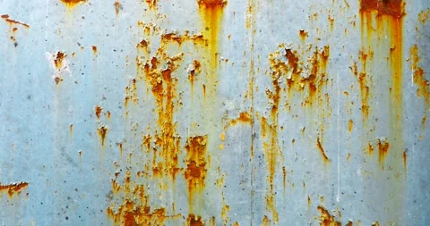Rusty wall background or texture. The camera moves left Stock Footage 130479121