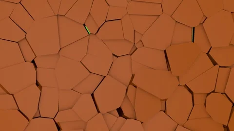 The rusty wall collapses and a green screen appears. Stock Footage 267582978