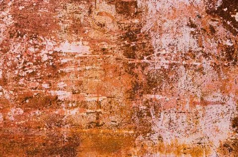 Rusty wall. Grunge background. Stock Photos
