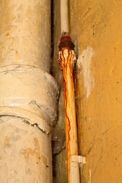 Rusty Water Pipe Stock Photos