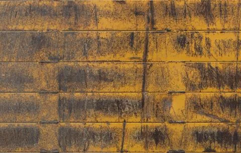 Rusty weathered metal platform Stock Photos