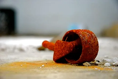 Rusty Wheel 库存照片