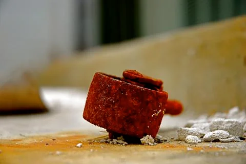 Rusty Wheel 库存照片