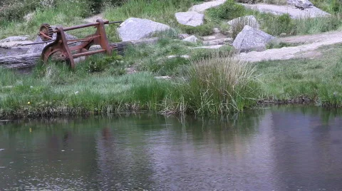 Rusty winch Video stock 859087