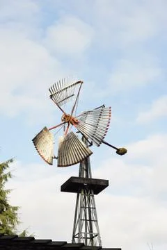 A rusty windmill Stock Photos