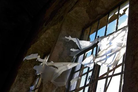 Rusty window Stock Photos