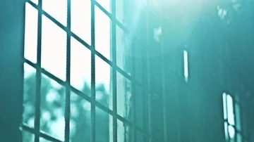 Rusty windows sun flare Video stock 85843886