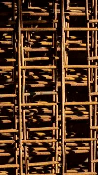 Rusty wire grid. Stock Photos