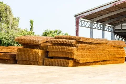 Rusty wire mesh Stock Photos