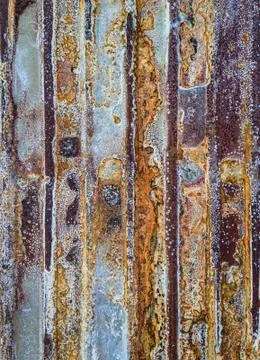 Rusty zinc as abstracted background Stock Photos