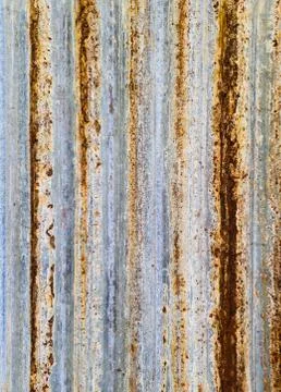 Rusty zinc as abstracted background Stock Photos