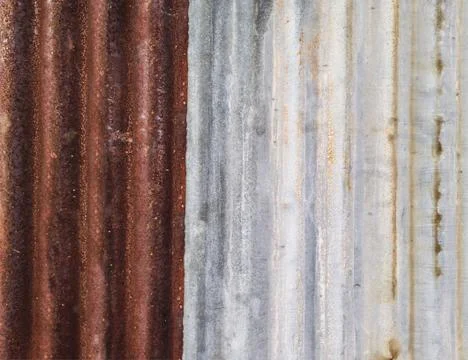 Rusty zinc as abstracted background Stock Photos