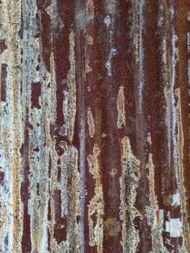 Rusty zinc as abstracted background Stock Photos