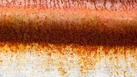 Rusty zinc texture as a background Stock Photos