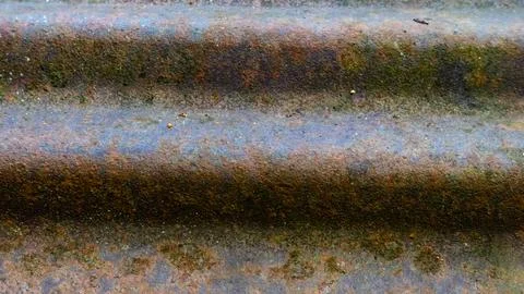 Rusty zinc texture as a background Stock Photos